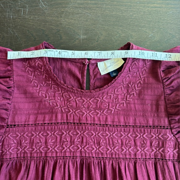 Universal Thread Embroidered Tiered Maxi Dress - Size L - Picture 8 of 10